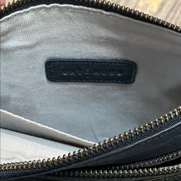 Black Leather Crossbody Bag - Picture 3 of 4